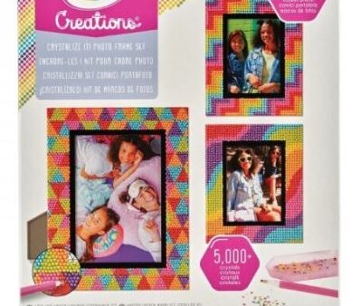 CRAYOLA CREATIONS - CRYSTALIZE IT! PHOTO FRAME DECORATION SET Online now