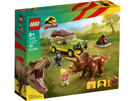 LEGO JURASSIC PARK 76959 TRICERATOPS RESEARCH Sale