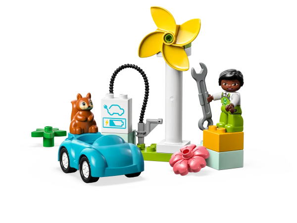 LEGO 10985 DUPLO - WIND TURBINE AND ELECTRIC CAR For Sale