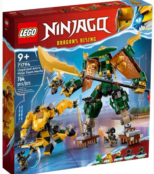 LEGO 71794 NINJAGO - LLOYD AND ARIN S NINJA TEAM MECHS on Sale