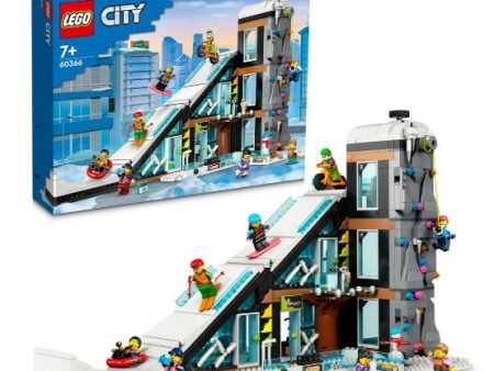 LEGO 60366 CITY - SKI AND CLIMBING CENTRE For Sale