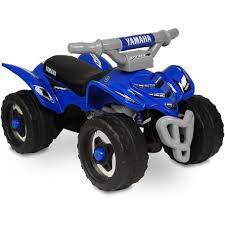 YAMAHA 6 VOLT MINI QUAD RIDE ON BOYS BLUE GREY on Sale