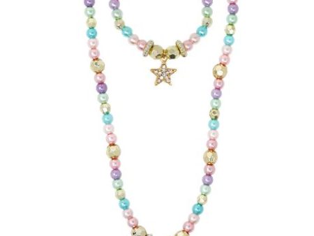 PINK POPPY LITTLE MERMAID PEARL NECKLACE AND BRACELET SET Online Hot Sale