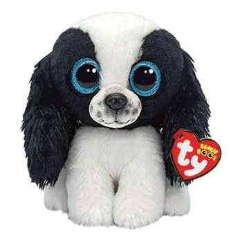 TY BEANIE BOOS - SISSY DOG REG - BLACK WHITE Online Hot Sale