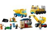 LEGO 60391 CITY - CONSTRUCTION TRUCKS AND WRECKING BALL CRANE Sale