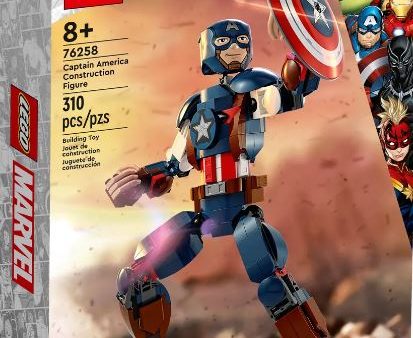 LEGO 76258 MARVEL - CAPTAIN AMERICA CONSTRUCTION FIGURE Hot on Sale