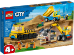 LEGO 60391 CITY - CONSTRUCTION TRUCKS AND WRECKING BALL CRANE Sale