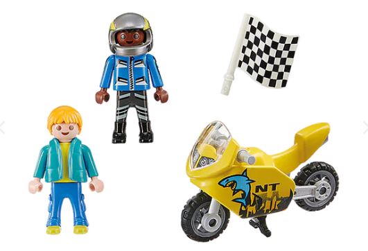 PLAYMOBIL - BOYS WITH MOTORCYCLES 70380 Online Hot Sale