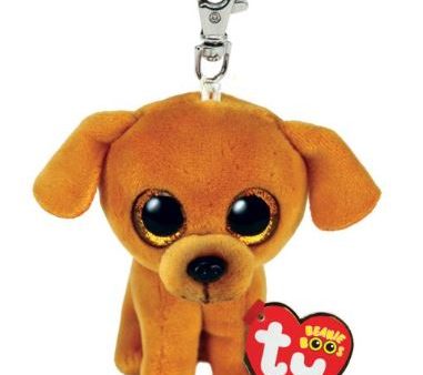 TY BEANIE BOOS CLIP ZUZU DOG TAN Fashion