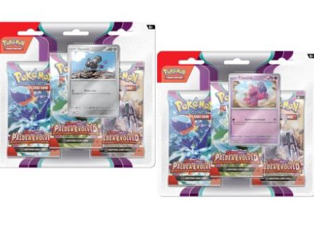 POKEMON TCG SCARLET AND VIOLET 2 PALDEA EVOLVED THREE BOOSTER BLISTER PACK Cheap