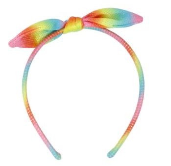 BARBIE RAINBOW FANTASY TIE HEADBAND W BARBIE CHARM Online now