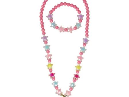 PINK POPPY ICE CREAM CHARM NECKLACE AND BRACELET SET For Discount