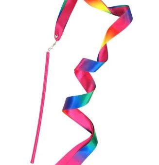 PINK POPPY RAINBOW TWIRL AND DANCE WAND Online now