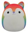 SQUISHMALLOWS - 12 INCH RAINBOW PRIDE - HEATH HUSKY   WOLF For Discount