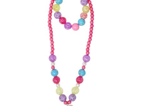 GUMMY BEAR NECKLACE AND BRACELET SET Cheap