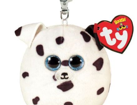 TY BEANIE SQUISHY - FETCH - SPOTTED DOG For Discount