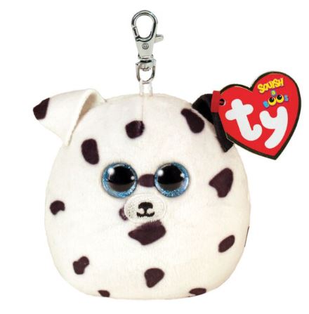 TY BEANIE SQUISHY - FETCH - SPOTTED DOG For Discount