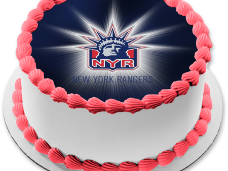 New York Rangers Logo Sports Professional Ice Hockey Team New York City Edible Cake Topper Image ABPID09157 Online