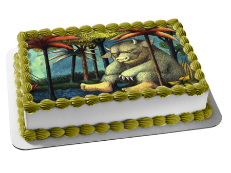 Where the Wild Things Are 1963 Children s Picture Book American Writer Illustrator Maurice Sendak Edible Cake Topper Image ABPID09147 Fashion