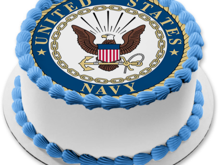 United States Navy Seal Logo Edible Cake Topper Image ABPID07259 Online