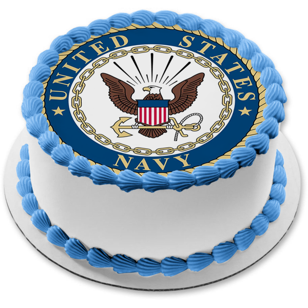 United States Navy Seal Logo Edible Cake Topper Image ABPID07259 Online