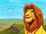 The Lion King Mufasa Edible Cake Topper Image ABPID08000 For Sale