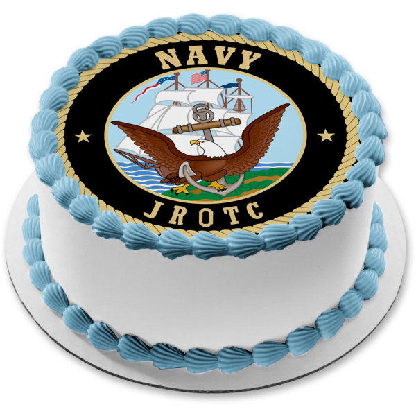 United States Navy JROTC Logo Edible Cake Topper Image ABPID08147 Sale