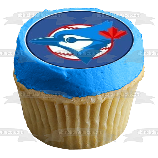 Toronto Blue Jays Logo Canadian Professional Baseball Edible Cupcake Topper Images ABPID08097 Online