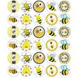 Bumblebees Assorted Cartoon Bees Edible Cupcake Topper Images ABPID08014 Fashion