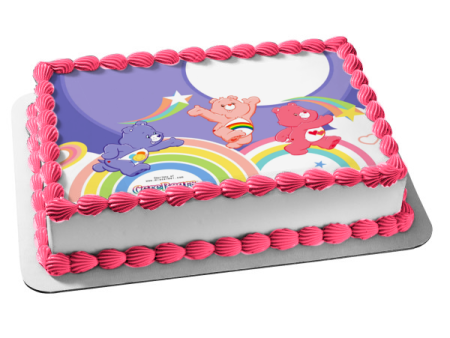 Care Bears Cheer Bear Love-A-Lot Bear Harmony Bear Edible Cake Topper Image ABPID08474 Fashion