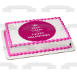 Valentine s Day Keep Calm and Happy Valentines Crown Edible Cake Topper Image ABPID08095 For Discount