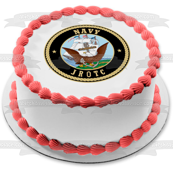 United States Navy JROTC Logo Edible Cake Topper Image ABPID08147 Sale