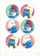 The Smufs Papa Smurf and Smurfette Edible Cupcake Topper Images ABPID08044 Discount