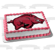 The University of Arkansas Razorbacks Logo NCAA Edible Cake Topper Image ABPID07237 For Cheap