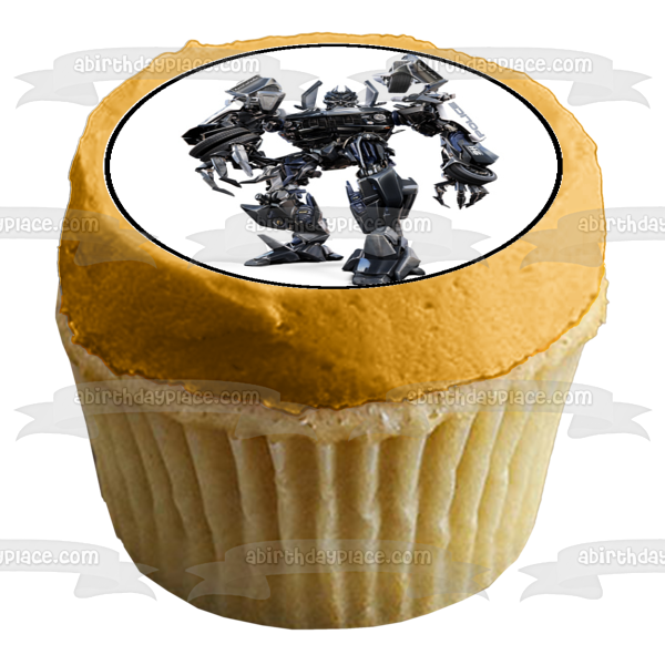 Transformers Logo Bumblebee Optimus Prime and Iron Hide Edible Cupcake Topper Images ABPID07310 Online Hot Sale