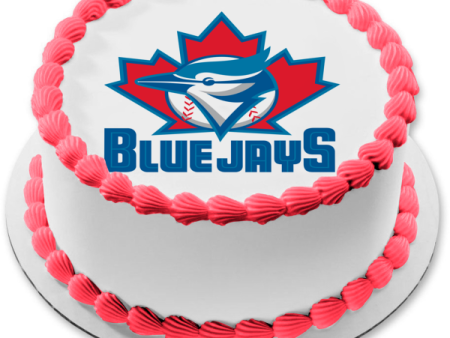 Toronto Blue Jays Logo Canadian Professional Baseball Team Toronto Ontario Edible Cake Topper Image ABPID09100 For Cheap