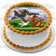 Tom and Jerry Chasing Edible Cake Topper Image ABPID07148 Online Sale