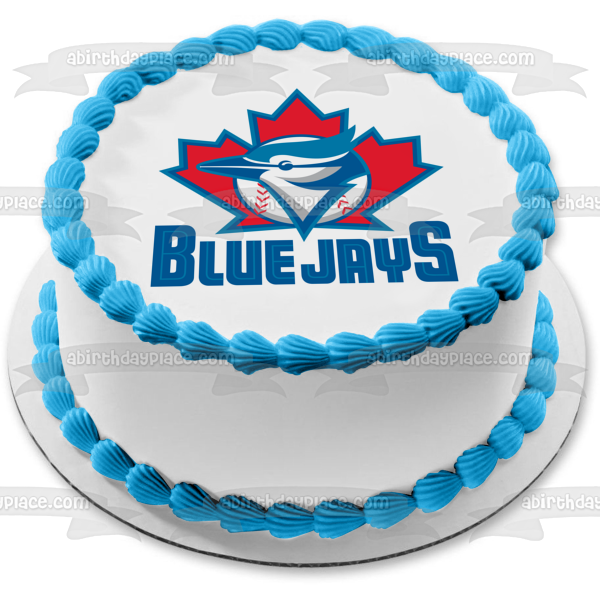 Toronto Blue Jays Logo Canadian Professional Baseball Team Toronto Ontario Edible Cake Topper Image ABPID09100 For Cheap