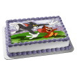 Tom and Jerry Chasing Edible Cake Topper Image ABPID07148 Online Sale