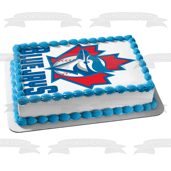 Toronto Blue Jays Logo Canadian Professional Baseball Team Toronto Ontario Edible Cake Topper Image ABPID09100 For Cheap