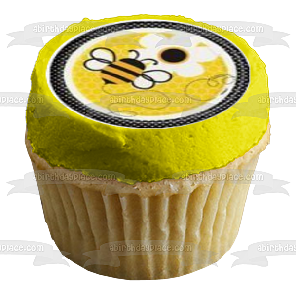 Bumblebees Assorted Cartoon Bees Edible Cupcake Topper Images ABPID08014 Fashion