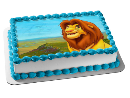 The Lion King Mufasa Edible Cake Topper Image ABPID08000 For Sale