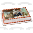 Disney Alice In Wonderland Tim Burton White Rabbit Edible Cake Topper Image ABPID09198 on Sale