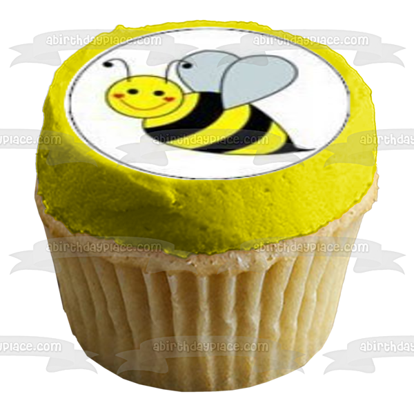 Bumblebees Assorted Cartoon Bees Edible Cupcake Topper Images ABPID08014 Fashion