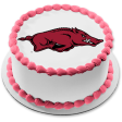 The University of Arkansas Razorbacks Logo NCAA Edible Cake Topper Image ABPID07237 For Cheap