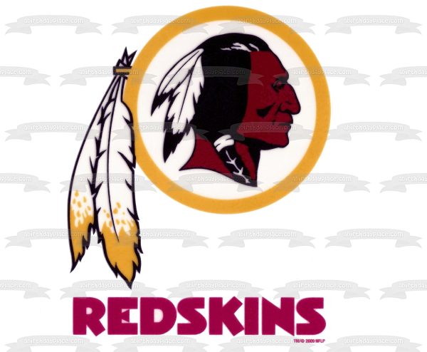 Washington Redskins Primary Logo NFL Edible Cake Topper Image ABPID07230 Online now