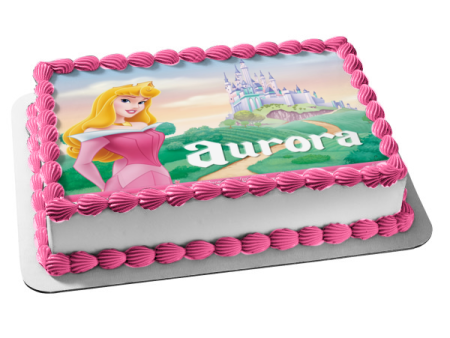 Disney Princess Aurora Sleeping Beauty Pink Dress #2 Edible Cake Topper Image ABPID09177 Online Hot Sale