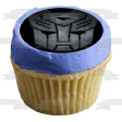 Transformers Logo Bumblebee Optimus Prime and Iron Hide Edible Cupcake Topper Images ABPID07310 Online Hot Sale