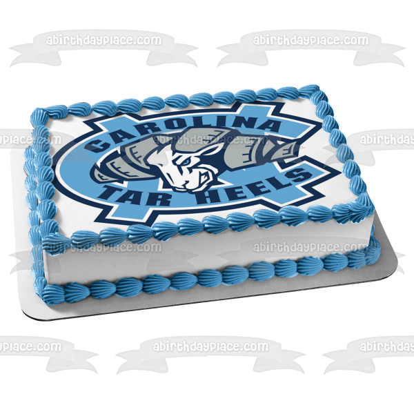 University of North Carolina Tar Heels Logo NCAA Edible Cake Topper Image ABPID07714 on Sale