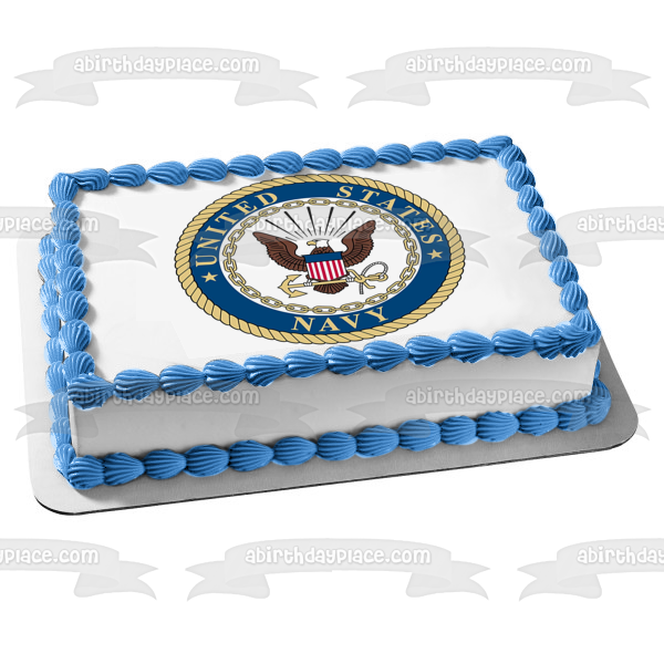 United States Navy Seal Logo Edible Cake Topper Image ABPID07259 Online